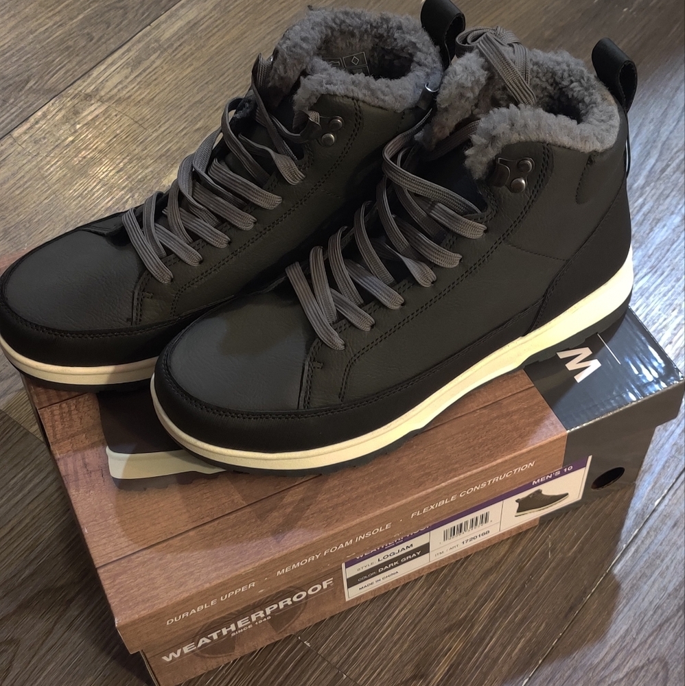 Weatherproof Mens Log Jam Snow Boots